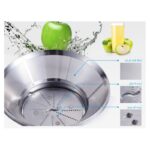 آبمیوه گیری پاناسونیک مدل MJ-SJ01 با توان 800 وات و دهانه 75 میلی‌متری
